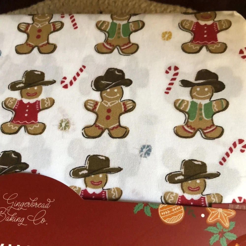 Cowboy Gingerbread Sheet Set - TWIN